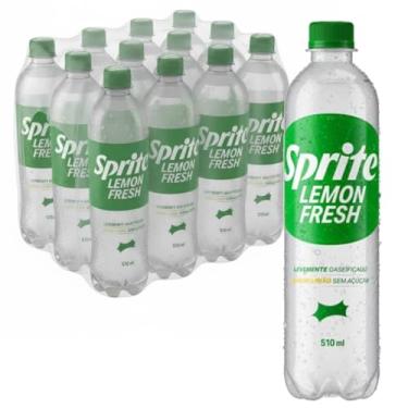 Imagem de Kit 12 Unidades Refrigerante Sprite Fresh Limão PET 510ml