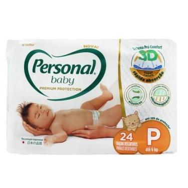 Imagem de Fralda personal baby premium jumbo (a escolher), P com 24