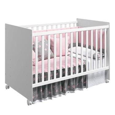 Imagem de Berço Nacional Mel Branco Brilho  Reller