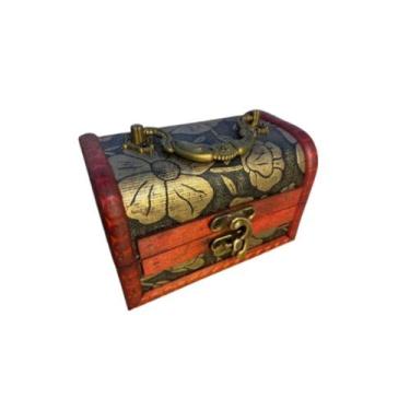 Imagem de Bau Porta Treco Guarda Joia Caixa Organizadora Brinco Colar - Clink, F