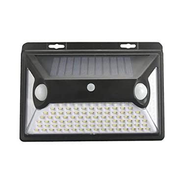 Imagem de Luz de Parede Solar com Sensor Movimento 118 LEDs Lâmpada LED Sustentada por Energia Detecção 360 Graus Auto Ligar Desligar para Cerca Porta da Frente