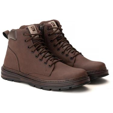 Imagem de Bota Coturno Masculino Ferraroni Tratorado Confortável e Resistente Com Ziper-Masculino