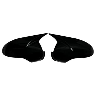 Imagem de Tampa lateral do espelho retrovisor compatível com Benz E-Class W211 2006-2008 Acessórios para carro(Gloss Black)