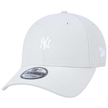 Imagem de BONE 9FORTY SNAPBACK MLB NEW YORK YANKEES MINI LOGO ABA CURVA BEGE ABA CURVA SNAPBACK BEGE NEW ERA-Masculino