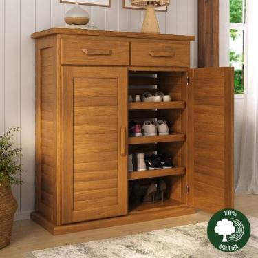 Imagem de Sapateira Madeira Maciça 2 Portas Nathalia - Moveis Nathalia