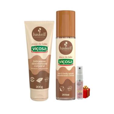 Imagem de Kit Doce de Leite Body Splash + Hidratante Corporal Haskell + Presente
