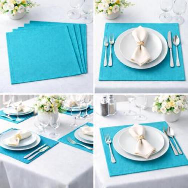 Imagem de Jogo Americano Sousplat e Guardanapo de Mão e Boca Versátil 2 em 1 Oxf