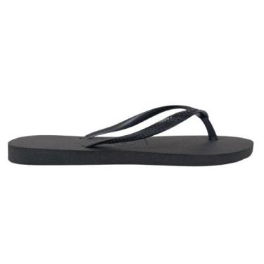 Imagem de Chinelo havaianas slim tiras ref:7000030 feminino, Preto, 37/8