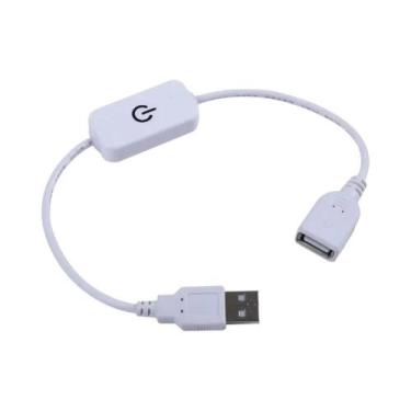 Imagem de Cabo Extensor USB 5V Com Dimmer Rotativo Para Luzes LED, Fitas E Lâmpa