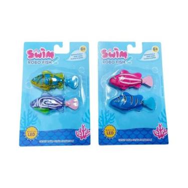 Imagem de Brinquedo Interativo Para Gatos LED, Robô Nadador, Peixe Eletrônico, P