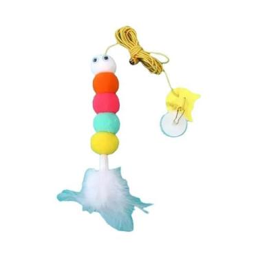 Imagem de Brinquedo Interativo Para Gatos Em Formato De Libélula Com Corda Elást