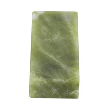 Imagem de HEEPDD Afiador de Facas, Pedras de Amolar para Cozinha, Design Elegante, Fácil de Usar, Tamanho Compacto para Camping e Uso Externo Afiador de Facas, Pedra de Amolar para Cozinha (Malha verde jade