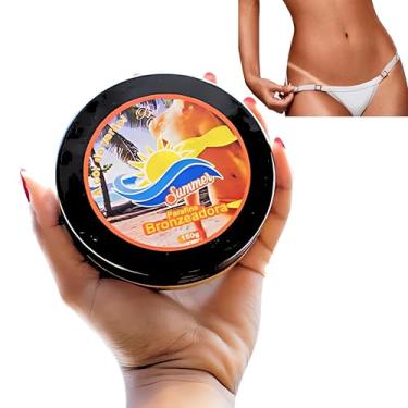Imagem de Parafina Bronzeadora Summer Bronze Bel Veg, 150g, Textura Cremosa Não Oleosa