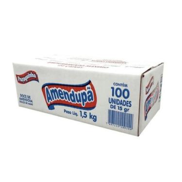 Imagem de Paçoca Rolha Amendupã Embalada Individual Caixa C/100unid.