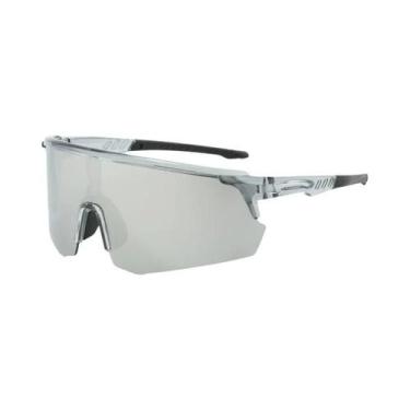 Imagem de Óculos De Ciclismo Masculinos Oversized Com Lentes Espelhadas Anti-UV 