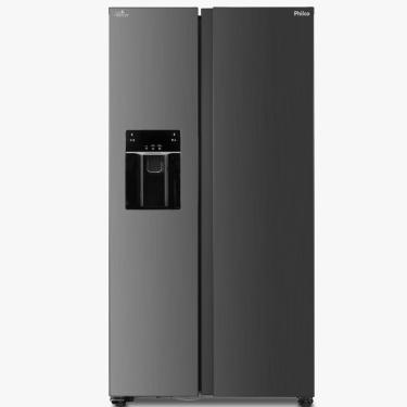 Imagem de Geladeira | Refrigerador Philco Frost Free Eco Inverter 513L Inox Dispenser de Gelo e Água 220v