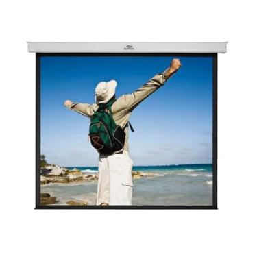 Imagem de Tela Projeção Retrátil Sumay 4:3 com Bordas, 2,03x1,52m, 100" - TRVS100