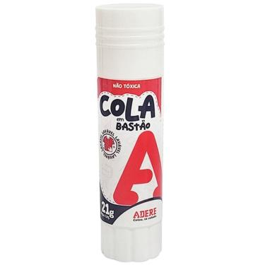 Imagem de Cola Bastao Escolar Branca Adere 21G