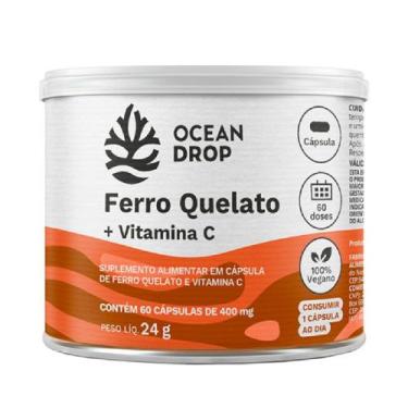 Imagem de Ferro Quelato + Vitamina C - Ocean Drop 60 cápsulas