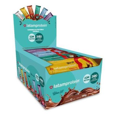 Imagem de Caixa Mista Latam Protein Barras De Frutas Wafers Proteina-Unissex