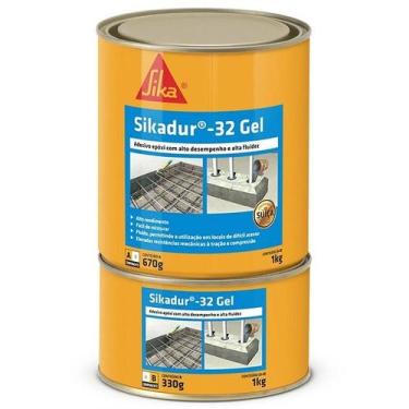 Imagem de Adesivo Epoxi Sikadur 32 GEL Lata 1KG Sika