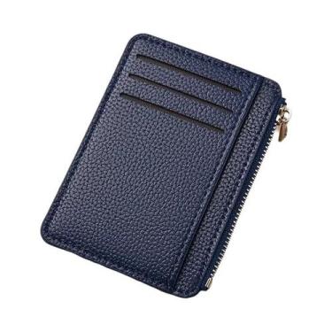 Imagem de Carteira De Moedas Ultrafina De Grande Capacidade Com Padrão Lichia E 