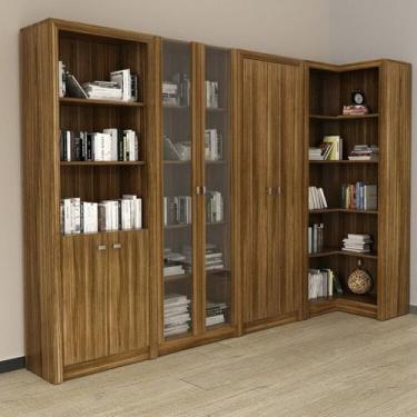 Imagem de Kit 4 Armários Multiuso de Escritório com 6 Portas - Espresso Móveis