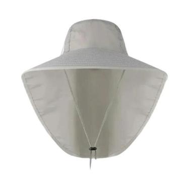 Imagem de Chapéu Safari Unissex Com Aba Larga E Protetor De Pescoço Refrescante 