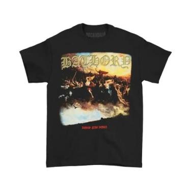 Imagem de Camiseta Unissex De Algodão Preta Metal Venom Casual Hip Hop Streetwea