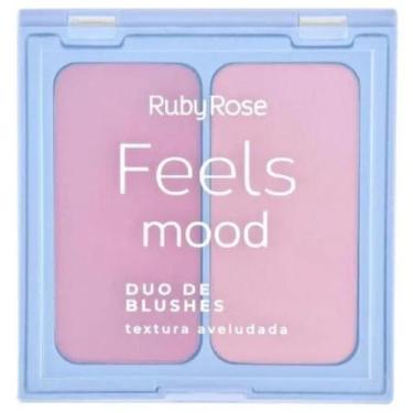Imagem de Duo blush mood rose rust e new peach hb8704 ruby rose