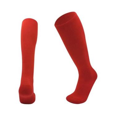 Imagem de Meias Esportivas Unissex Respiráveis Acima Do Joelho Para Futebol, Rug