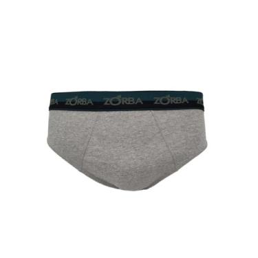 Imagem de Cueca Slip Zorba 0764 Adulto Max Algodão T. P/XGG, G, 41, Mescla