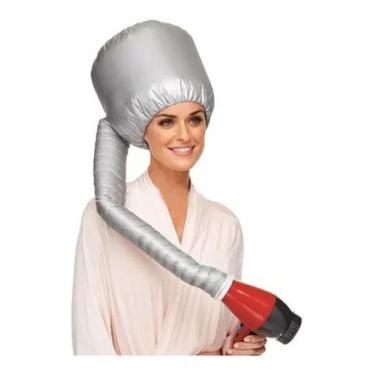 Imagem de Touca Térmica cabelo Difusora Secadora Cetim Seda Anti Frizz - - anjo 