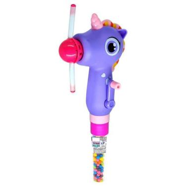 Imagem de Brinquedo Unicórnio com Luz Candy Toys FamPar, Lilás