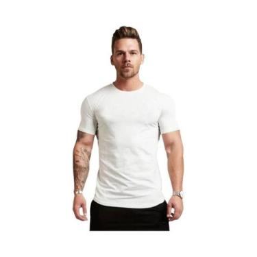 Imagem de Camiseta Esportiva Masculina Slim Fit Para Musculação Verão 2025 Manga