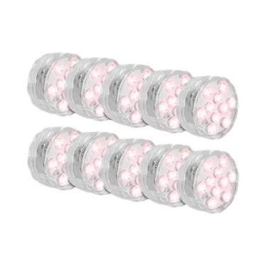 Imagem de Luz LED RGB Para Piscina Com Controle Remoto, 10 LEDs, Lâmpada Subaquá