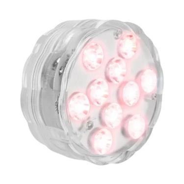 Imagem de Luz LED RGB Para Piscina Com Controle Remoto, 10 LEDs, Lâmpada Subaquá
