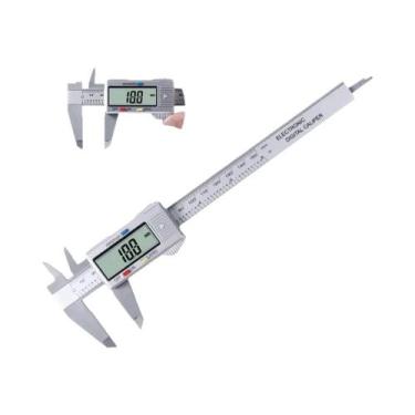 Imagem de Paquímetro Digital LCD De 6 Polegadas 0-150mm Em Fibra De Carbono Para