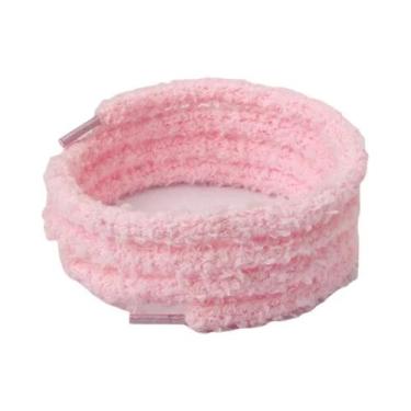 Imagem de Cadarços Planos Unissex De 1cm De Largura Redondos De Pelúcia Para Tên