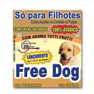 Imagem de Coleira Freedog FreeCat Natural Antipulgas Pet Cachorro Gato Anti Pulg