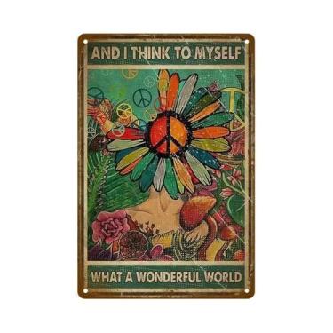 Imagem de Placa De Metal Vintage Com Flores Para Decoração De Parede De Jardim, 