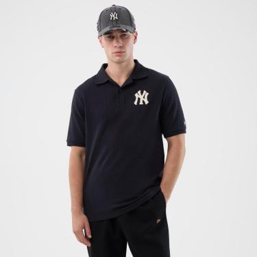 Imagem de MLB NEW ERA RIB REG POLO NEYYAN NVY-Masculino