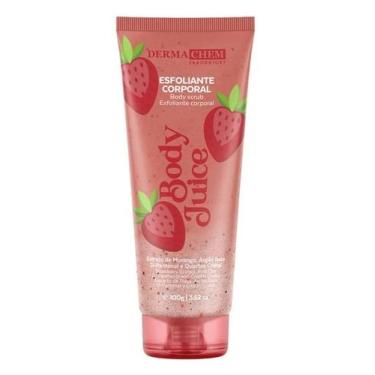 Imagem de DermaChem BodyJuice Esfoliante Corporal 100g - Morango