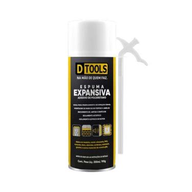Imagem de Espuma Expansiva 300ml 190g para Vedação e Isolamento com Excelente Aderência e Resultado Profissional Dtools
