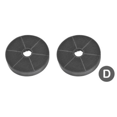 Imagem de Filtro de Carvão Ativado Tramontina Carbon D para Coifas Formato Tipo D com 1 Par de Peças