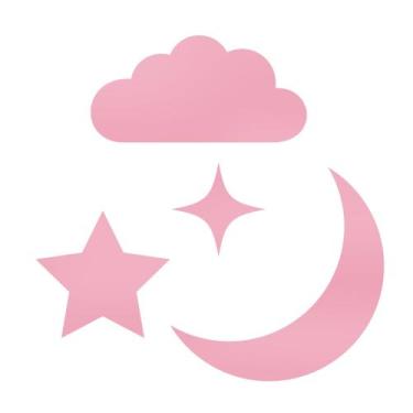 Imagem de Adesivo Vinílico Astros Corpo Celestes Decoração Infantil - Abstratta,