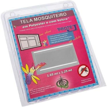 Imagem de Tela Mosquiteiro Cinza Com 1,25 X 1,65 Metros - - Victoria Reggia - OU
