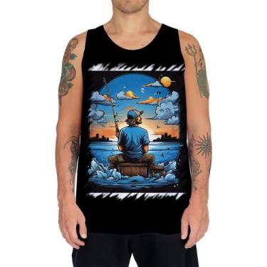 Imagem de Camiseta Regata Pesca Esportiva Peixes Azul Paz 10 - Kasubeck Store, B