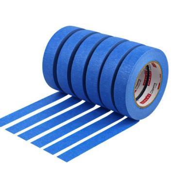 Imagem de Fita de pintura JIALAI HOME 1 polegada x 55 m azul (6 rolos)