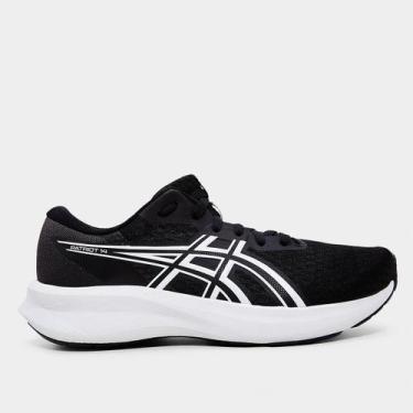 Imagem de Tênis Asics Patriot 14 Feminino, Preto, Branco, 35